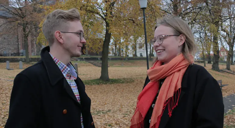 Johannes Widlund Tilda Arvidsson i Korskyrkan Mariestad